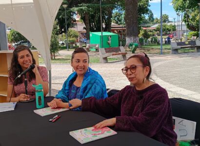 Lanzamiento del libro La voz de las titiriteras en Chile en Festicuentos Gorbea